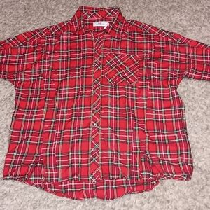 Women's Vineyard Vines Woven Tops Plaid Weekend Button Down Shirt Sz 0